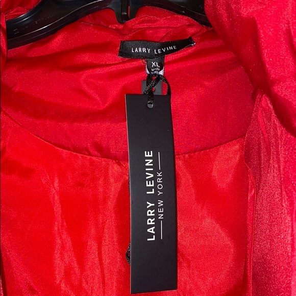 Women's Larry Levine Belted Mid-Length Puff Jacket - Picture 3 of 3